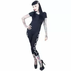 Kreepsville Crossbones Capri Leggings