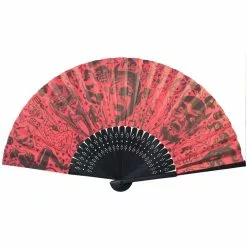 Kreepsville Devil Made Me Do It Fabric Hand Fan Homewares & Gifts