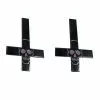 Kreepsville Inverted Cross Skull Hairslides Purple Accessories 2 Kreepsville Inverted Cross Skull Hairslides Purple Accessories