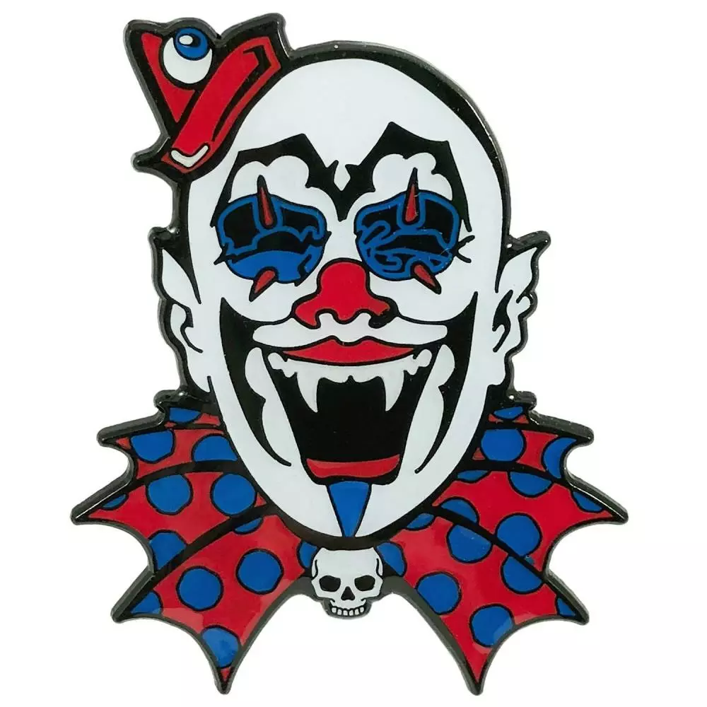 Kreepsville Accessories Kreepy Clown Enamel Pin Badge 3 Kreepsville Accessories Kreepy Clown Enamel Pin Badge