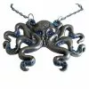 Kreepsville Jewelry Octoskull Necklace Blue Jewels
