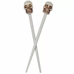 Kreepsville Skull Collection White Hair Sticks