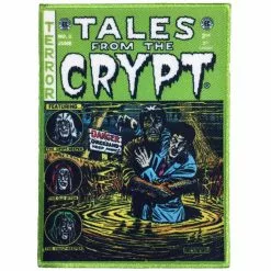EC Comics Accessories Tales From The Crypt Green Comic Patch