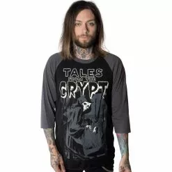 EC Comics Tales From The Crypt Grim Reaper Longsleeve Tee