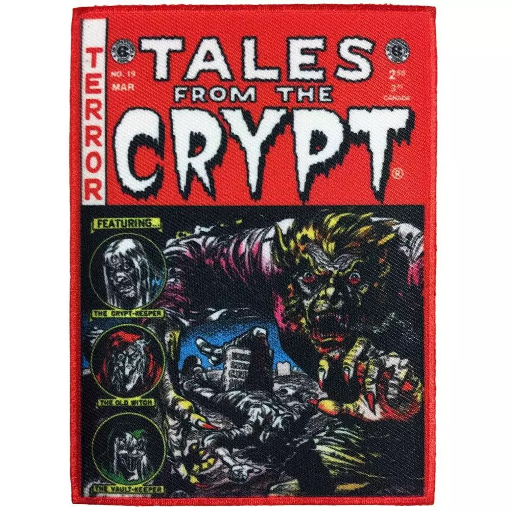 EC Comics Tales From The Crypt Red Comic Patch 3 EC Comics Tales From The Crypt Red Comic Patch
