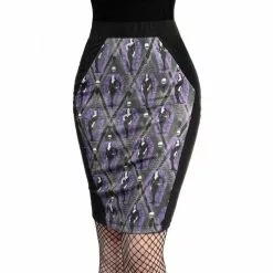 Vampira Arghoul Coffin Pencil Skirt Women's