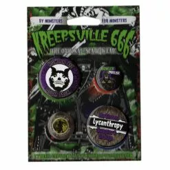 Kreepsville Werewolf Badge Set