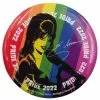 Elvira Pride Comic Large Round Button Badge 2 Elvira Pride Comic Large Round Button Badge