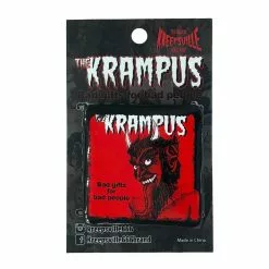 Kreepsville Krampus Bad 4 Bad Square Button Badge