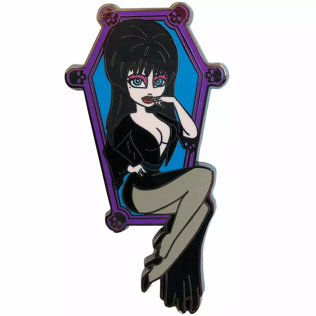 Elvira Coffin Cutie Enamel Pin Badge 3 Elvira Coffin Cutie Enamel Pin Badge
