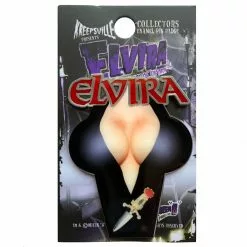 Elvira Chest Logo Enamel Pin Accessories