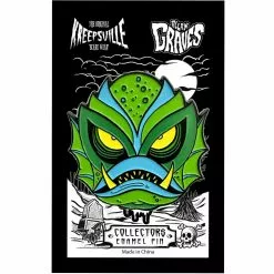 Kreepsville Enamel Pins & Buttons Graves Monster Creature Enamel Pin