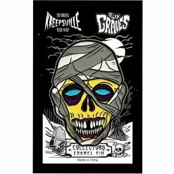 Kreepsville Graves Monster Mummy Enamel Pin Enamel Pins & Buttons