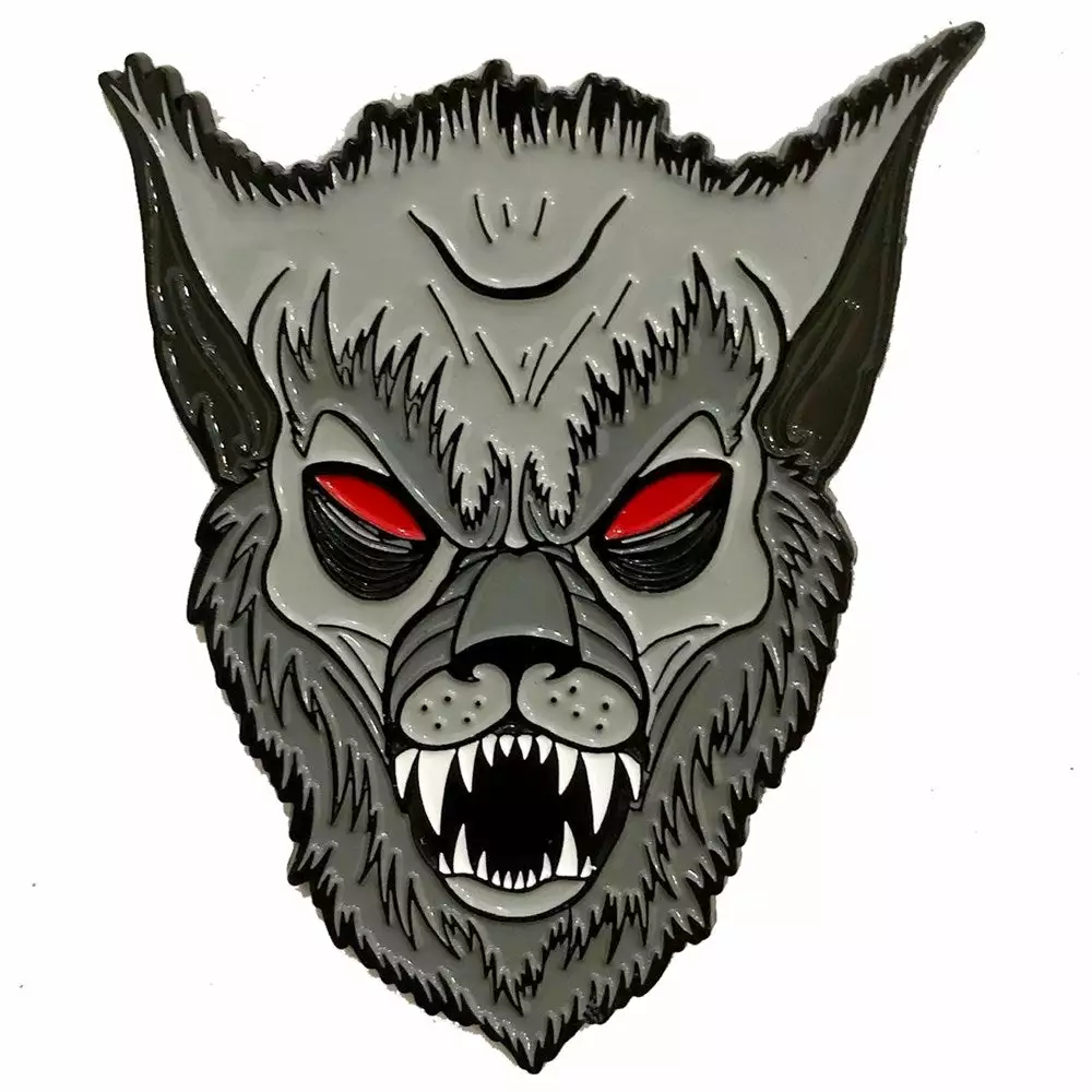 Kreepsville Enamel Pins & Buttons Graves Monster Werewolf Enamel Pin 3 Kreepsville Enamel Pins & Buttons Graves Monster Werewolf Enamel Pin