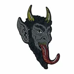 Kreepsville Krampus Smile Enamel Pin