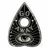 Kreepsville Go Away Glow Planchette Enamel Pin