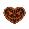 Kreepsville Pumpkin Heart Glitter Enamel Pin Enamel Pins & Buttons