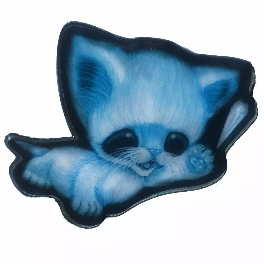 Kreepsville Accessories Sugarfueled Ghost Cat Crystal Enamel Pin 3 Kreepsville Accessories Sugarfueled Ghost Cat Crystal Enamel Pin