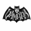 Accessories Vampira Retro Bat White Enamel Pin