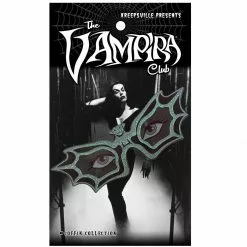 Accessories Vampira Spex Silver Enamel Pin