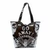 Kreepsville Go Away Ouija PVC Beach Tote Bags & Purses