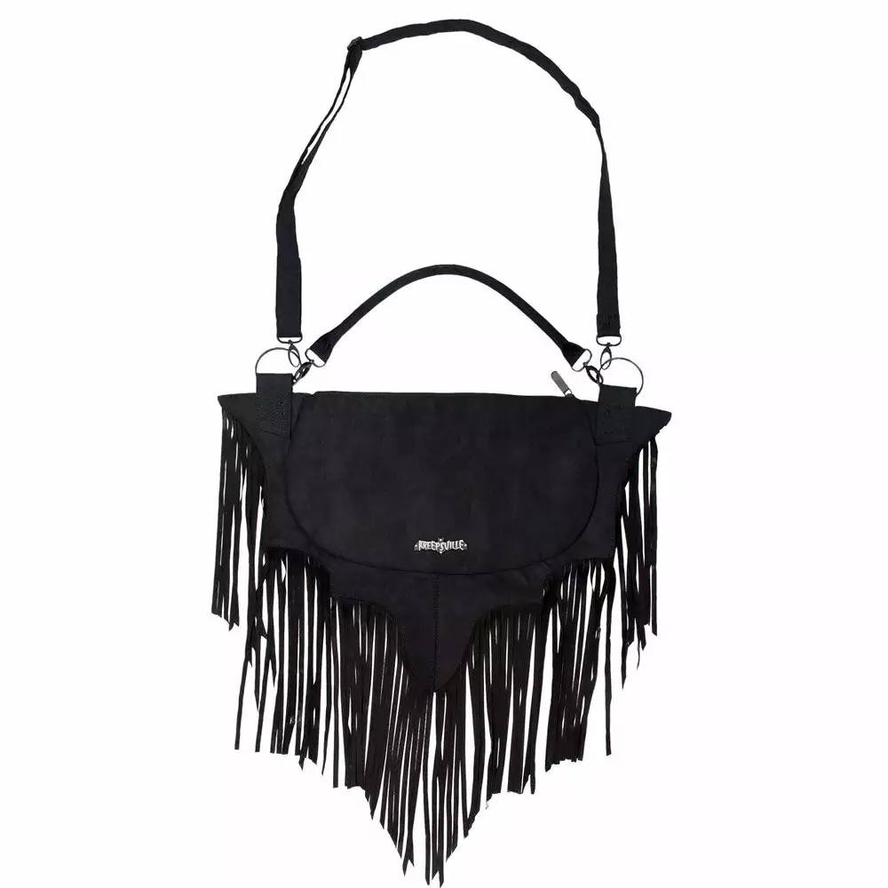 Kreepsville Bags & Purses Bat Wing Fringe Shoulder Bag 4 Kreepsville Bags & Purses Bat Wing Fringe Shoulder Bag