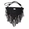 Elvira Bat Wing Fringe Shoulder Bag