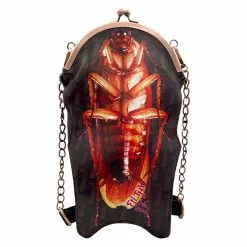 John Waters Filthy Roach Kiss Lock Purse