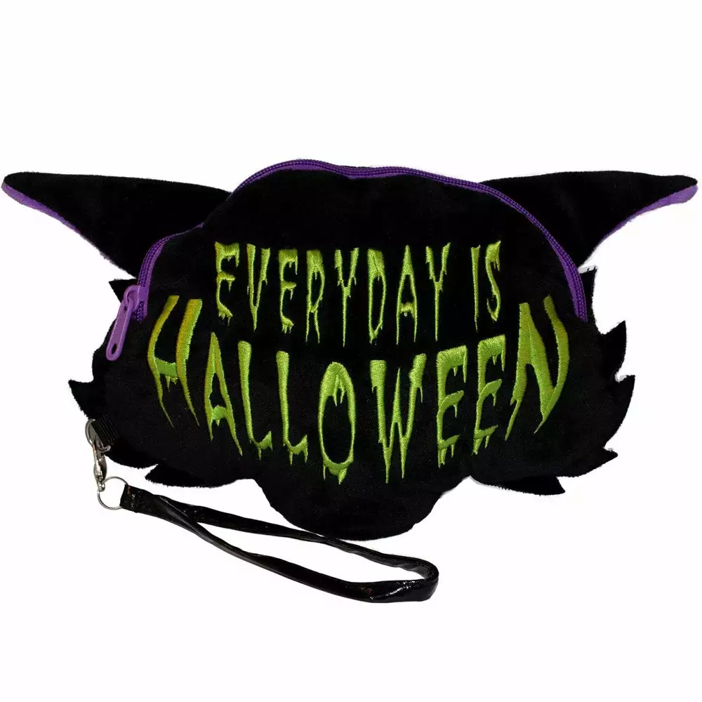 Kreepsville Kattitude Wristlet Plush Purse 4 Kreepsville Kattitude Wristlet Plush Purse