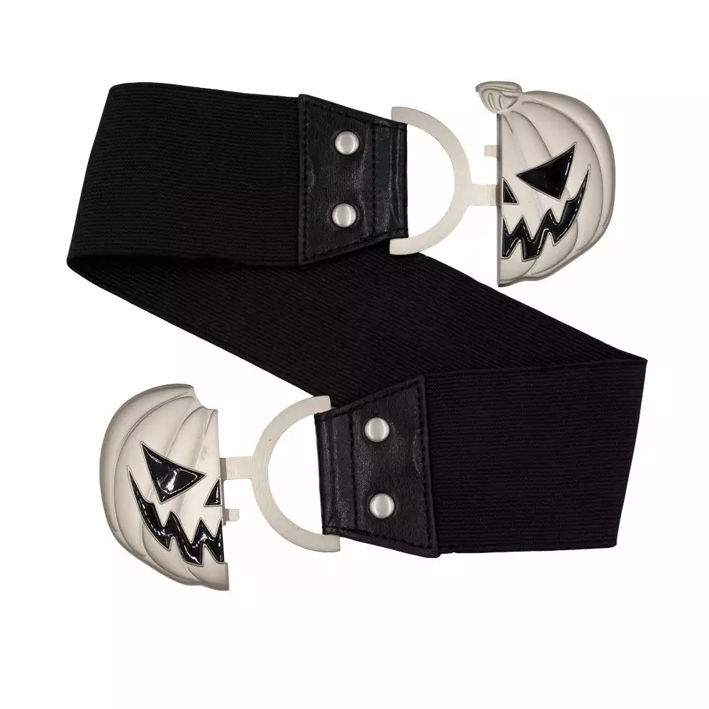Kreepsville Elastic Waist Belt Trick Or Treat Pumpkin Black Accessories 4 Kreepsville Elastic Waist Belt Trick Or Treat Pumpkin Black Accessories