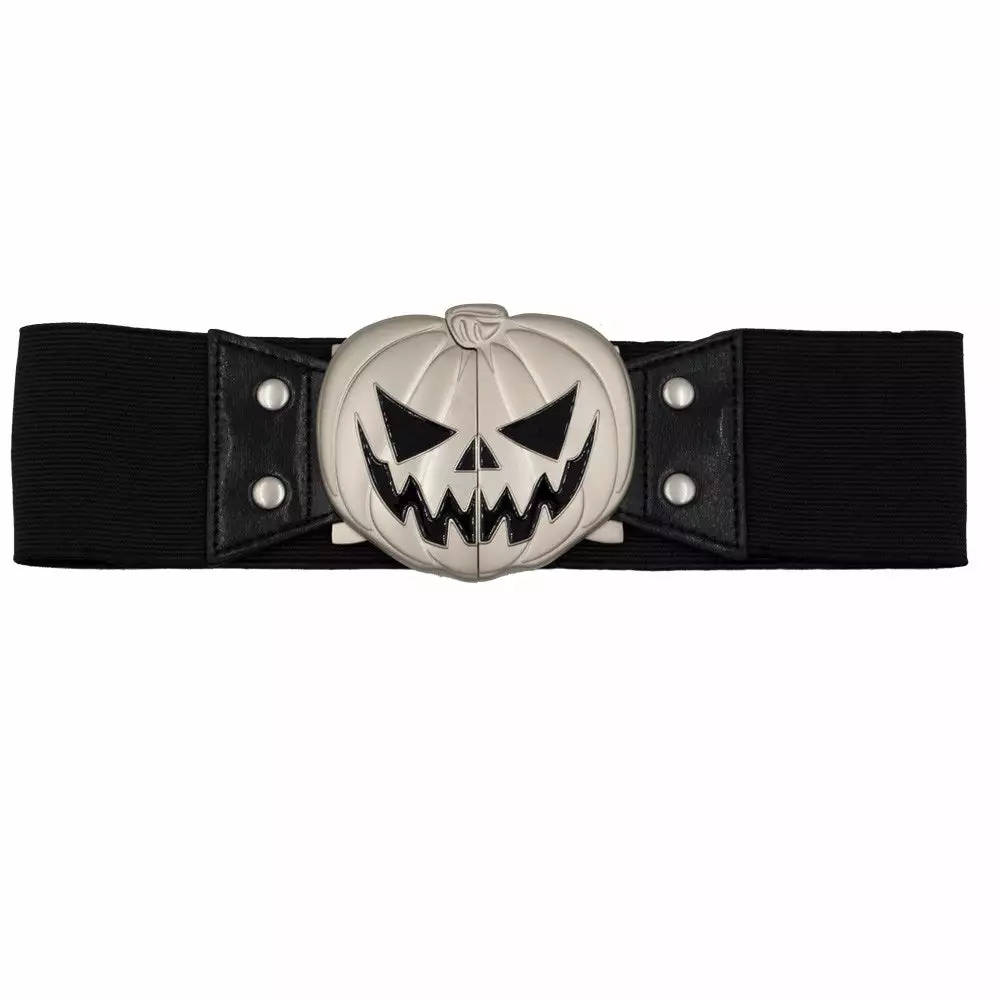 Kreepsville Elastic Waist Belt Trick Or Treat Pumpkin Black Accessories 3 Kreepsville Elastic Waist Belt Trick Or Treat Pumpkin Black Accessories