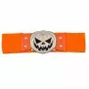 Kreepsville Elastic Waist Belt Trick Or Treat Pumpkin Orange Accessories