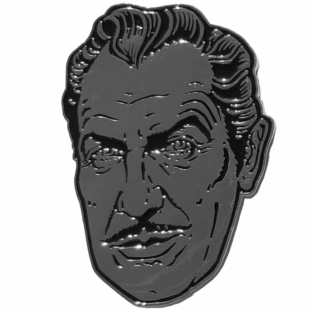 Vincent Price XL Silver Suave Pin 3 Vincent Price XL Silver Suave Pin