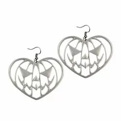 Kreepsville Jewelry Pumpkin Heart Earring