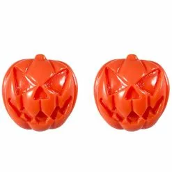 Kreepsville Pumpkin Orange Stud Earring Jewelry