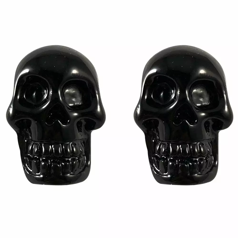 Kreepsville Skull Stud Black Earring 3 Kreepsville Skull Stud Black Earring