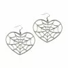 Kreepsville Jewelry Web Heart Earring 2 Kreepsville Jewelry Web Heart Earring