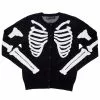 Kreepsville Skeleton Ribcage Bones Cardigan