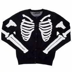 Kreepsville Skeleton Ribcage Bones Cardigan