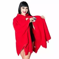 Kreepsville Women's Devil In Disguise Web Cape