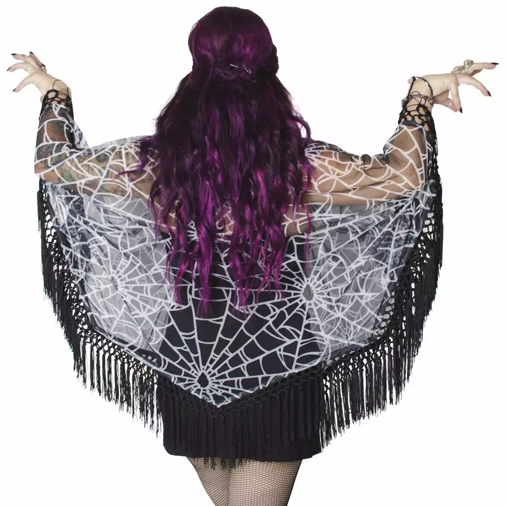 Kreepsville Spiderweb Mesh Cape 4 Kreepsville Spiderweb Mesh Cape