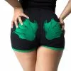 Kreepsville Women's Creature Hand Womens Running Shorts 1 Kreepsville Women's Creature Hand Womens Running Shorts