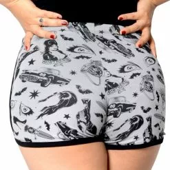 Women's Elvira Comic Icon Womens Running Shorts