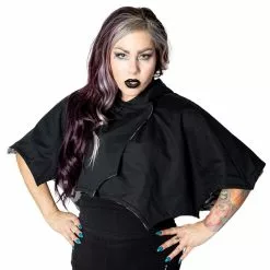 Kreepsville Women's Reversible Bat Wing Grey Bat Shoulder Cape 7 Kreepsville Women's Reversible Bat Wing Grey Bat Shoulder Cape