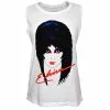Elvira 80'S Sleeveless Tee White