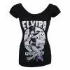 Elvira Monster Hands Womens Shoulder Tee 1 Elvira Monster Hands Womens Shoulder Tee