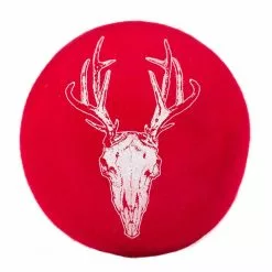 Kreepsville Deer Skull Red Beret Accessories