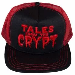 EC Comics Tales From The Crypt Red Trucker Hat