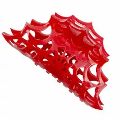 Kreepsville Spiderweb Hair Claw Clip Red