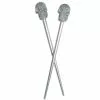 Kreepsville Accessories Skull Collection Silver Glitter Hair Sticks 1 Kreepsville Accessories Skull Collection Silver Glitter Hair Sticks